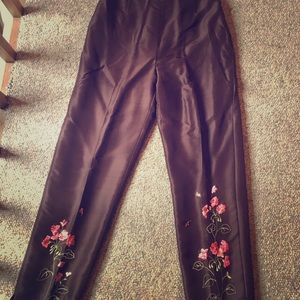 Silk dress pants